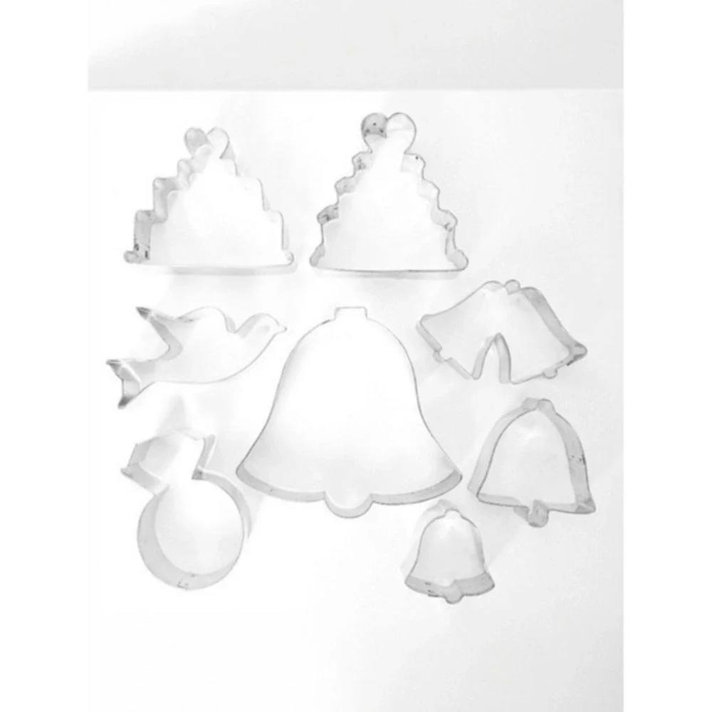 Wedding Bridal‎ Engagement Theme Vintage Cookie Cutters (Set of 8)